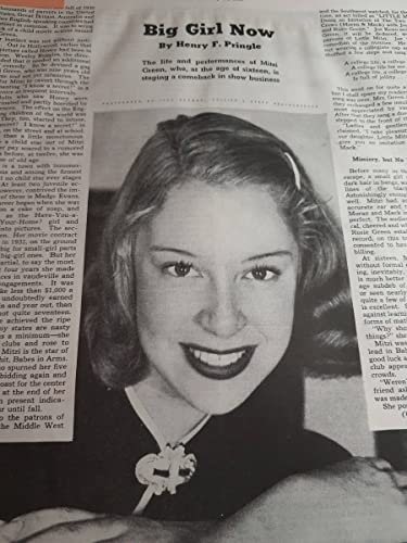 Article: Big Girl Now 
