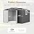 10x8 FT Outdoor Storage Shed, Metal Garden Shed - Tool Storage Sheds with Lockable Doors & 1 Vented Clear Window, Waterproof Outside Storage Building for Backyard, Patio (Black; Floor Not Included)