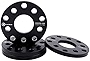 VLAOSCHI Black Forged 5x100 5x112 Hubcentric Wheel Spacers 1/2 Inch (12mm) 57.1mm Hub Bore Compatible with Audi VW 5 Lug for A3 A4 A6 A8 S4 S6 S8 | Jetta Golf Beetle CC - Pack of 4