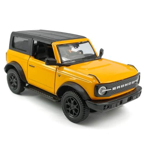 Modelo de carro 2 puertas Bronco escala 1:36 diecast miniatura 5