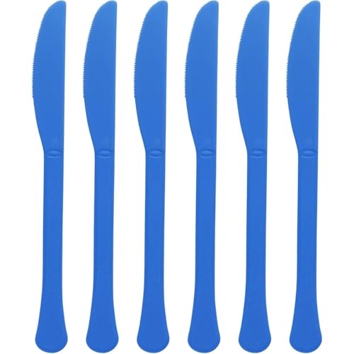 Boxed, Heavy Weight Knives, High Ct. - Bright Royal Blue