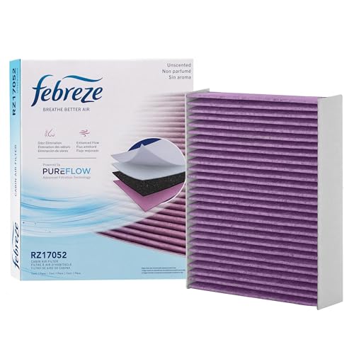 Febreze Odor Control Cabin Air Filter by PUREFLOW RZ17052 Fits 2019-2026 Toyota RAV4 2.5L Subaru Ascent 2.4L; 2018-2027 Camry 2.5L; 2019-2027 Corolla 1.8L 2.0L; 2018-2026 Crosstrek 2.0L