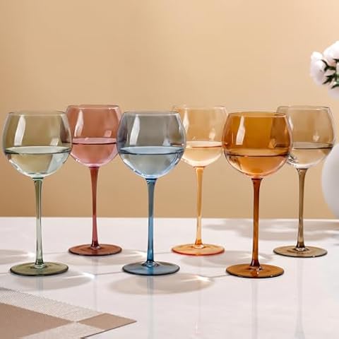 Vintacicle Hand Blown Wine Glasses Set Cover