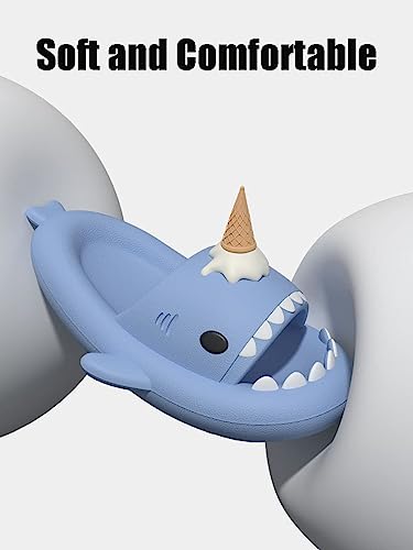 Zureto Shark Slides Original, Unisex Sharky Chanclas, New Cloud Shark Home Spa Slippers Sandals3