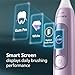 Philips Sonicare AdvancedClean Limited Edition Electric Toothbrush - Smart Screen, Pressure Sensor, Brush Head Replacement, 5 Brushing Modes and SmarTimer, Pink, Model HX3792/12