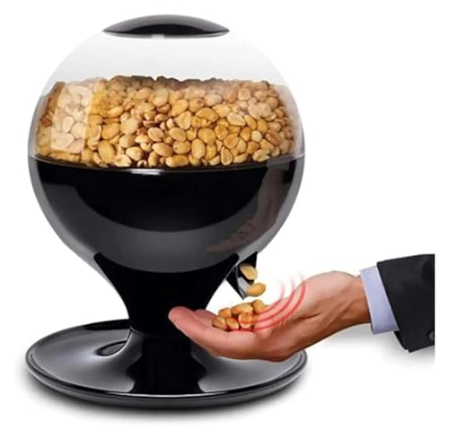 Distributeur automatique de bonbons, distributeur de collations à activation tactile, capacité de 1000 ml, matériau ABS et PC de qualité alimentaire, pour boules de gomme, noix et collations