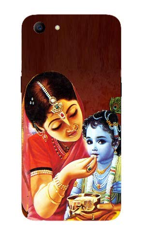 LETAPS Designer Back Case Cover for Oppo A83 - Natkhat Krishna with Maa Yasoda