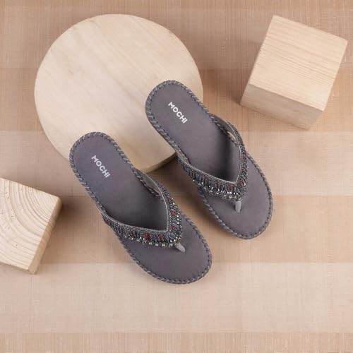 Image of Mochi Women Ethnic & Comfort Slip-on Sandal