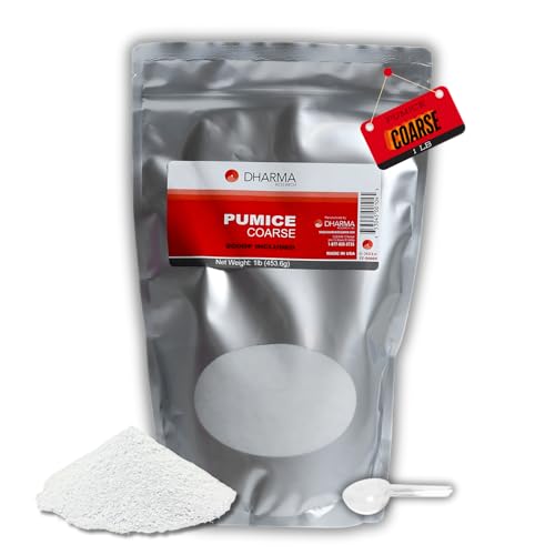 Dharma Research Dental Pumice Powder, 1 Lb Bag - Multi-Purpose Abrasive For Cleaning, Polishing, Beauty Products, Dental Lab Work, And Rock Tumbling (Coarse)