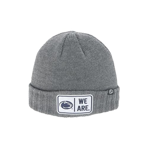 ZHATS Standard NCAA Officially Licensed Beanie Hat Ranger Patch Defer Heather, One Size