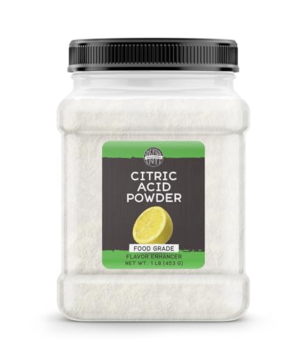 BIRCH & MEADOW Citric Acid, 1 lb, Food Safe Powder, Food Preservative
