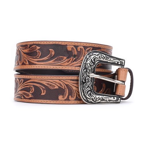 RESISTANCE Boys Western Belt, Mens Cowboy Belt, Western Wear Full Grain Leather Belts Strap Without Buckle For Cowboy Men3