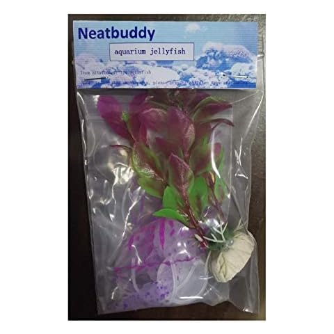 Neatbuddy Aquarium Jellyfish Fish Tank Ornamen(Purple) Cover