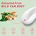 Wild Yam Cream for Skin Rejuvenation - Natural Formula with Wild Yam Root, Organic Wild Yam Cream for Softens and Moisturizes - Fast Absorbing, Non-Greasy, 8Oz