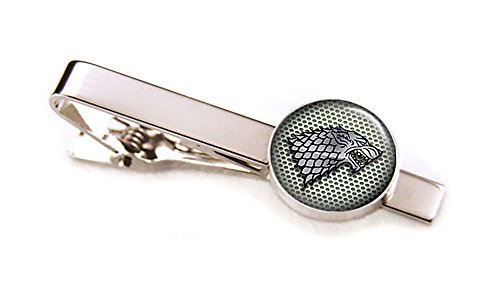 Game of Thrones Tie Clip, Stark Cufflinks, Dire Wolf Jewelry, Game of Thrones Wedding Party Gifts, Groomsmen Gift