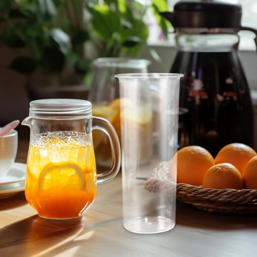 Image of Juice Jar with Acrylic Fruit Infuser and Ice Core 9-Inch Beverage Dispenser for Home Party and Commercial Use