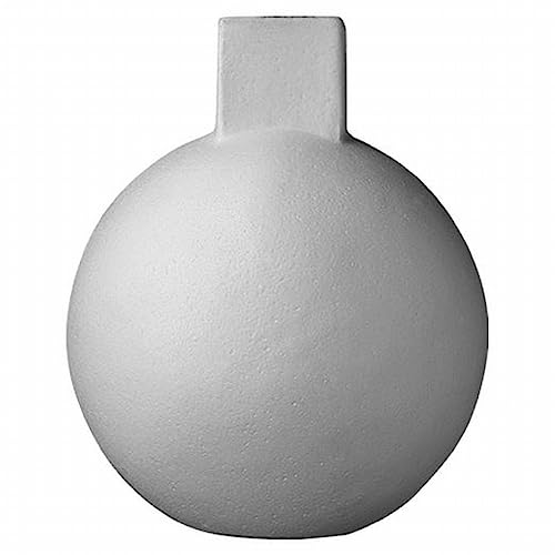 2 x Decosa Vase mural Pétronille Blanc 21 x 18 cm Décoration murale