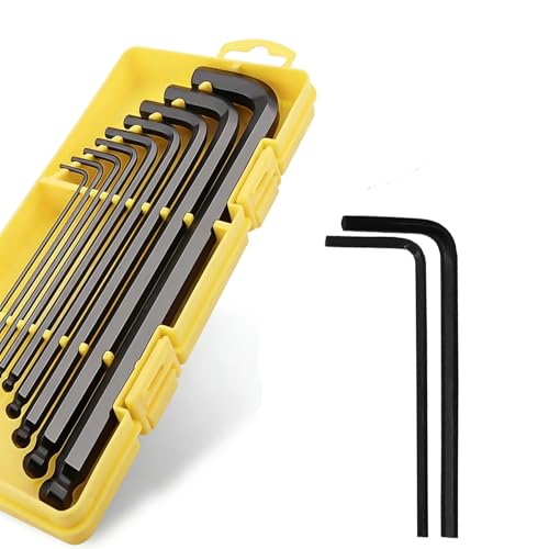 Llaves Allen 9 Set, Juego Allen key set para Coche Motos y Bicicleta