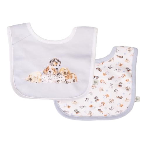 Coffret cadeau bavoir Wrendale Designs pour une naissance élégante