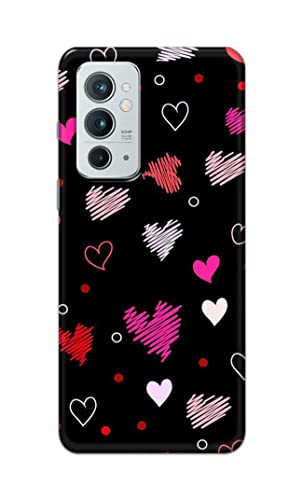 Image of PRINTFIDAA Vibrations of Love Hard Back Cover for OnePlus 9RT 5G Back Cover -(P6) KAT1009
