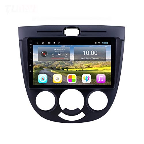 2 Din Auto Stereo Eingebauter Subwoofer Mit HD Touchscreen Autoradio Multimedia Spieler Unterstützt GPS BT Lenkradsteuerung 4G 1080P Video, Für Buick