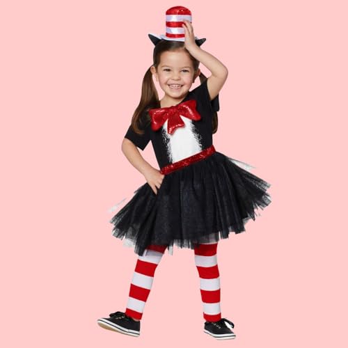 Disfraz infantil oficial de El Gato Ensombrerado 5T-6T miniatura 4