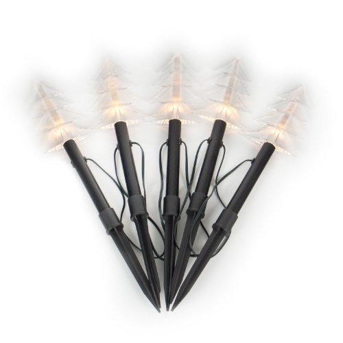 SnowEra 4250772306213 - Juego de iluminación para exteriores (5 unidades), diseño de abeto