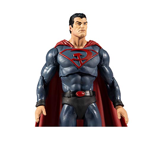 Mcfarlane Toys Dc Multiverse Superman: Red Son 7" Action Figure #TOP5