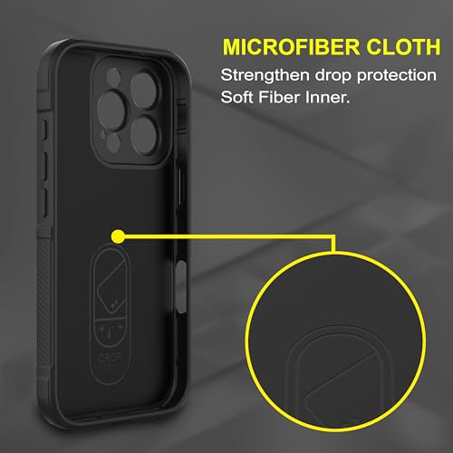 Image of amazon basics Back Case Cover for iPhone 16 Pro Max | Compatible for iPhone 16 Pro Max Back Cover | Liquid Silicon Magic Case with Camera Protection | Black