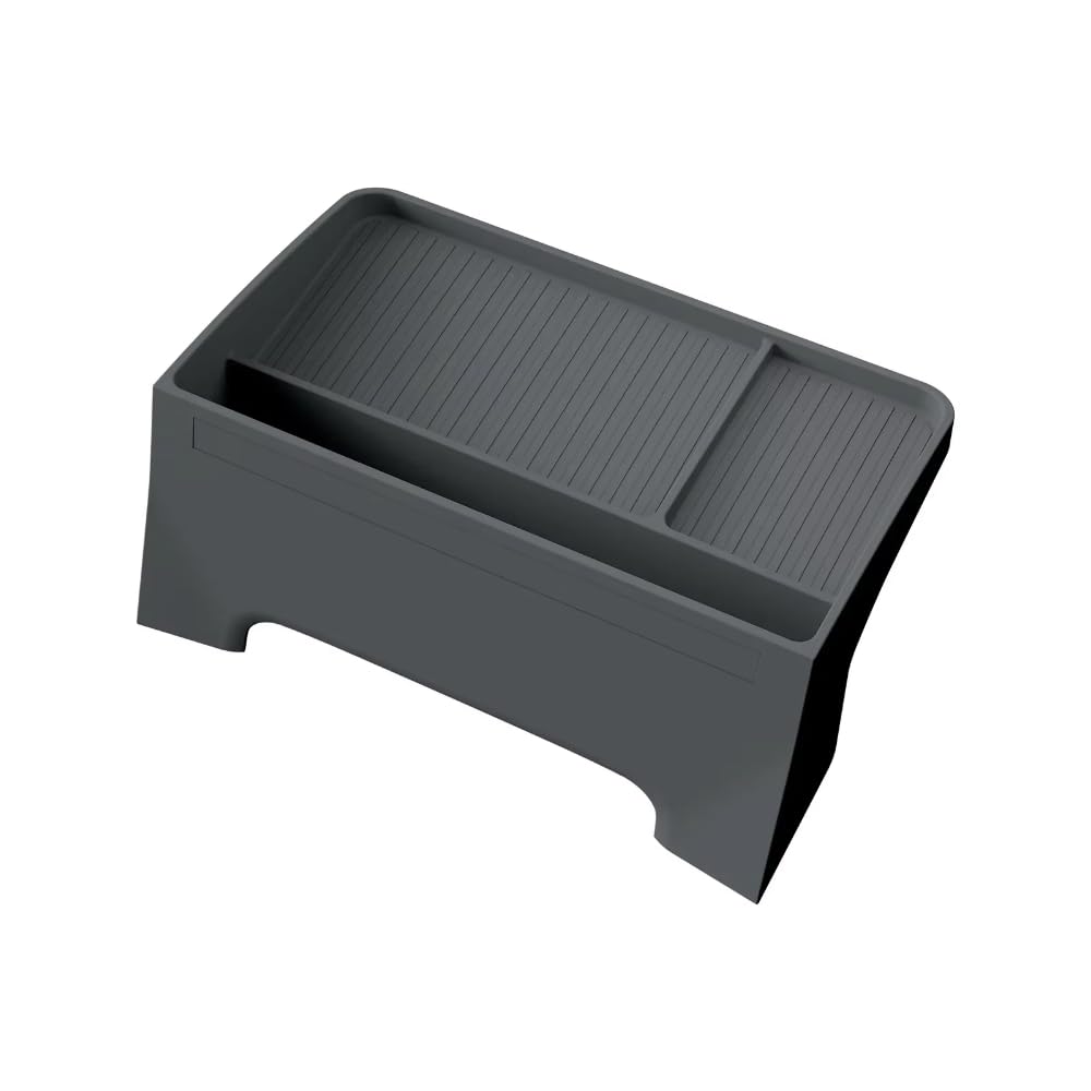 QOEMRHELT Armrest Organiser Tray for Xpeng G6 2025 2026, Centre Console Storage Box Insert with Non-Slip Mats, Car Organizer Interior Accessories,dashboard box