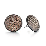 Tribal Spirit Ohrstecker Holz