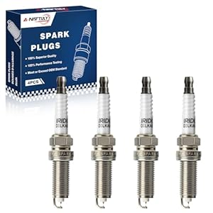 Double Iridium Spark Plugs 4 Pack 91187 9029 Fits for Nissan Altima 2.5 2007 2008 2009 2010 2011 2012 2013,Nissan Frontier 2005-2019,Nissan Rogue 2008-2013,Nissan Sentra 07-2019,Nissan Versa 2007-2020