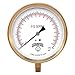 Pressure Gauge,4-1/2" Dial Size,Gray