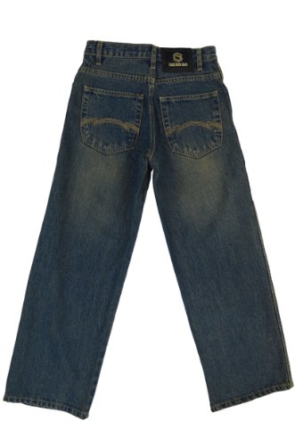 Boy Wide Leg Jeans Basic Five Pockets Relaxed Straight fit 100% Cotton 8-182