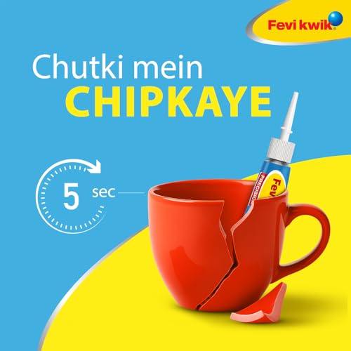 Image of Pidilite Fevikwik Precision 3g | All Purpose Instant Glue For Accurate Repair | Longer Nozzle And Flow Control Tube | Ideal For Metal, Rubber, Ceramic, Glass | Multipurpose Use