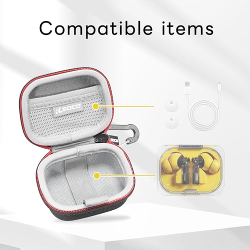 Étui rigide pour écouteurs sans fil RLSOCO boîte de protection antichoc compacte - 4