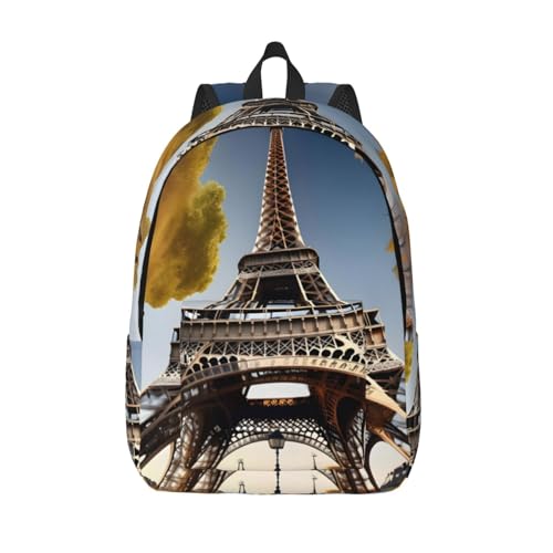 Sac à dos voyage Tour Eiffel contre le mal de dos bagage à main ergonomique mixte