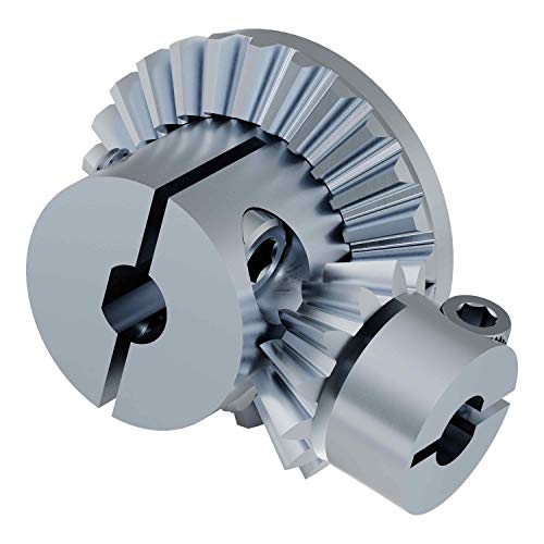 2:1 Bevel Gear Set (6mm Bore Pinion, 1/4" Bore Spur)