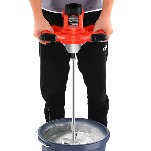 FACILE DA USARE: Questo mixer rivestito l'interruttore a tasto singolo e sei interruttori velocità facilitano la regolazione e la modifica della velocità, e pulsante di blocco a tasto singolo permette di bloccare la velocità