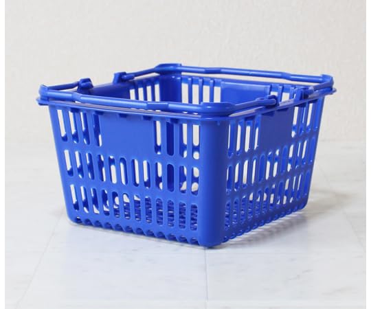 大和産業 買い物かご ロイヤルブルー 5個入 1セット(5個入) SL-8N