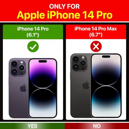 Image of WOW IMAGINE Crystal Clear Transparent Back Case Cover for Apple iPhone 14 Pro | Full Device & Camera Protection Shockproof TPU | Flexible Silicone Back Cover Case - Transparent