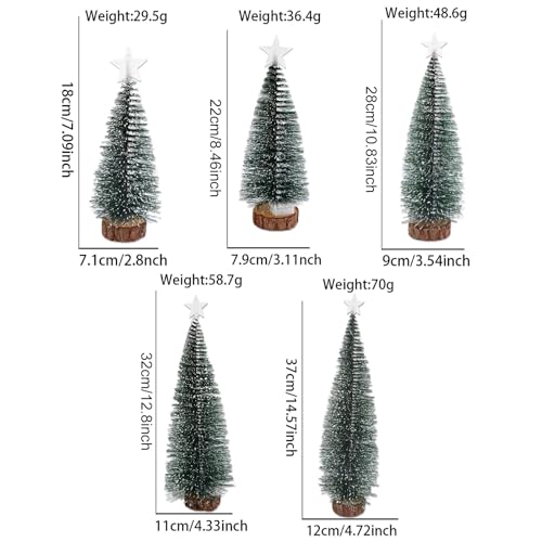 Árbol de Navidad pequeño con luces para decorar espacios reducidos sin ocupar sitio 3
