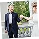 MAGICLULU 3-Teiliges Accessoire-Set Mit Fliege, Einstecktuch, Smoking Gürtel Und Kummerbund - Herren Glatter Cumberbund