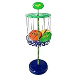 Franklin(フランクリン)NERF ディスクゴルフスターターセット – ミニディスクゴルフディスク+ディスクゴルフバスケットセット – 完全なポータブルディスクゴルフセット 裏庭+ビーチ用ディスク付き – ディスク3枚+バスケットターゲット付属