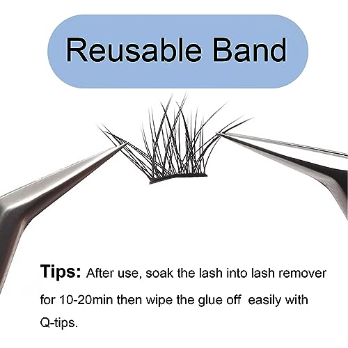 SILKY ROLLS Ciglia a grappolo, 144 ciglia singole