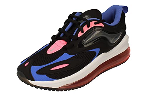 Nike Air Max Zephyr GS Running Trainers CN8511 Sneakers Shoes (UK 6 us 7Y EU 40, Black Metallic Silver Sapphire 004)