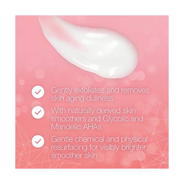 Neutrogena Bright Boost Resurfacing Facial Exfoliator with Glycolic and Mandelic AHAs Gentle Skin Resurfacing Face Cleanser for Bright Smooth Skin, Micro Polish, 2.6 Fl Oz