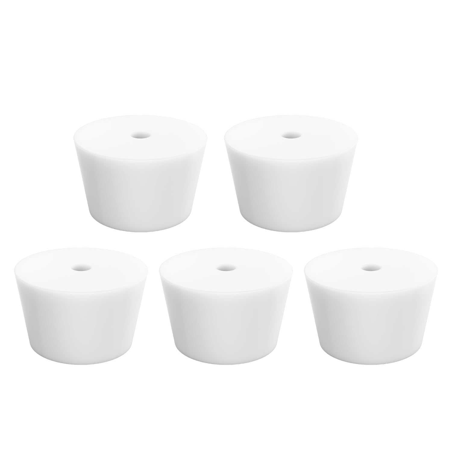 stonylab Silicone Stoppers, 5-Pack Standard 8# Natural Silicone Stoppers with 8 mm Aperture Single-Hole — Amazon image 14