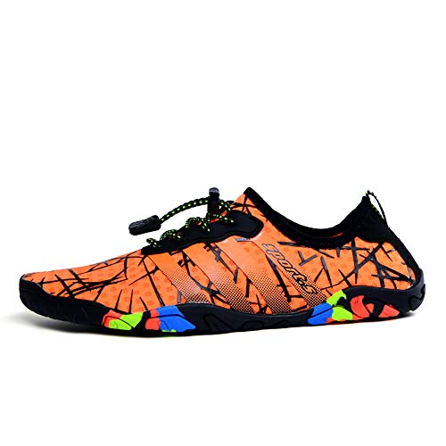 TORISKY Wasserschuhe Aquaschuhe Herren Damen Badeschuhe Barfußschuhe Strandschuhe Unisex Schnell Trocknend?123-OR39?