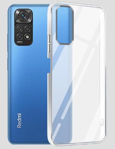 Image of XIVY Crystal Clear Hard Case Cover for Xiaomi Redmi Note 11 / Note 11s - Ultra Hybrid Transparent Shockproof Back Cover with Anti-Yellow | Camera Protective Case